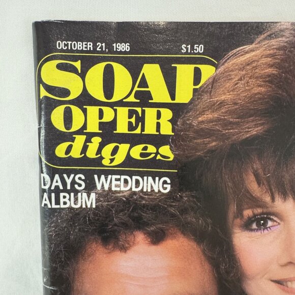 Soap Opera Digest October 21 1986 Deidre Hall Sharon Wyatt Days Wedding Album - Picture 2 of 6